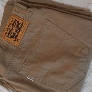 Men's tan Levi's